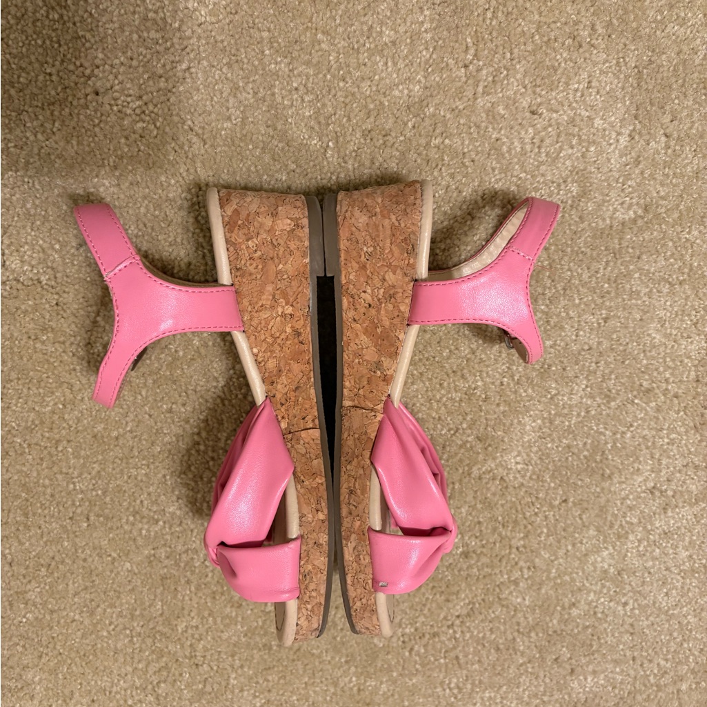 Stylish Pink Kids' Wedge Sandals